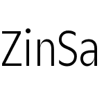 Zin Sans Condensed