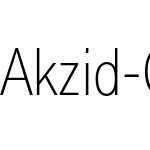 Akzid-Grtsk Next XLight Cnd