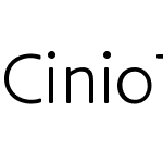 Cinio Text