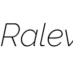 Raleway ExtraLight