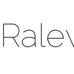 Raleway Thin