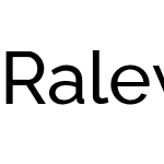 Raleway Medium