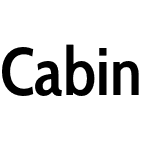 Cabin Condensed SemiBold