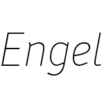 EngelNewSans