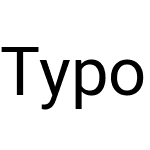 TypoPRO Roboto