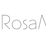 Rosa Maria ExtraLight