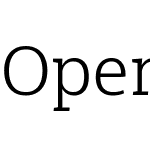 Open Serif