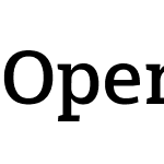 Open Serif