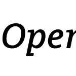 Open Serif