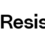 Resist Sans Display