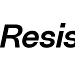 Resist Sans Display