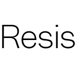 Resist Sans Display