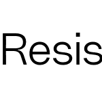 Resist Sans Text