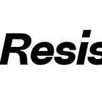 Resist Sans Text