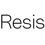 Resist Sans Text