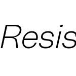 Resist Sans Text