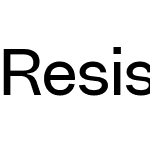 Resist Sans Text