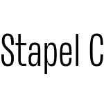 Stapel Condensed