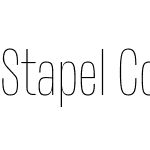 Stapel Condensed