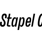 Stapel Condensed