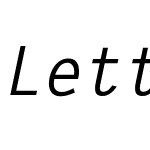 Letter Gothic Std