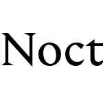 Nocturne Serif