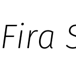 Fira Sans ExtraLight