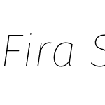 Fira Sans Thin