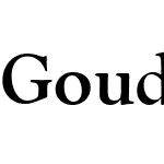 Goudy MT Pro