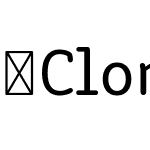 CloneRoundedLatn-Rg