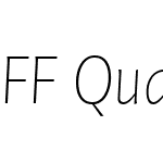 FF Quadraat Sans Pro Thin