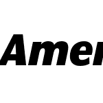 Americane Heavy Italic