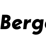 Bergen Sans Bold Italic