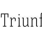 Triunfo Light Condensed DEMO