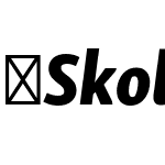 SkolarSansPECn-EbIt