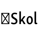 SkolarSansPECp-Sb