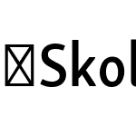 SkolarSansPECn-Sb