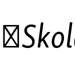 SkolarSansPECn-It