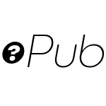 PublicaPlay-ThinItalic