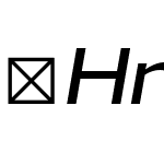 HrotPremium-MediumItalic