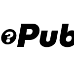 PublicaPlay-ExtraBoldItalic