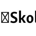 SkolarSansPECn-Bd