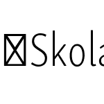 SkolarSansPECp-El