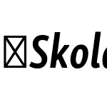 SkolarSansPECp-BdIt