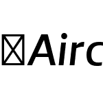 AircrewNegativeMedium-Italic