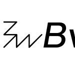 BwModelica-MediumExpandedItalic