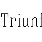 Triunfo Light Condensed