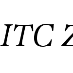 ITC Zapf International Com