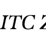 ITC Zapf International Com