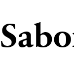 SabonNext LT RegularOsF